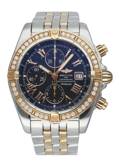 breitling chronomat diamond dial|Breitling diamond bezel men watch.